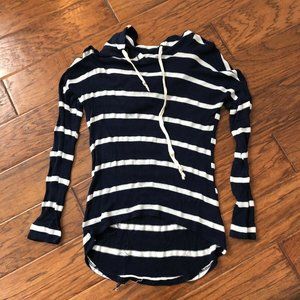 Vintage Havana Striped Hooded Sweatshirt